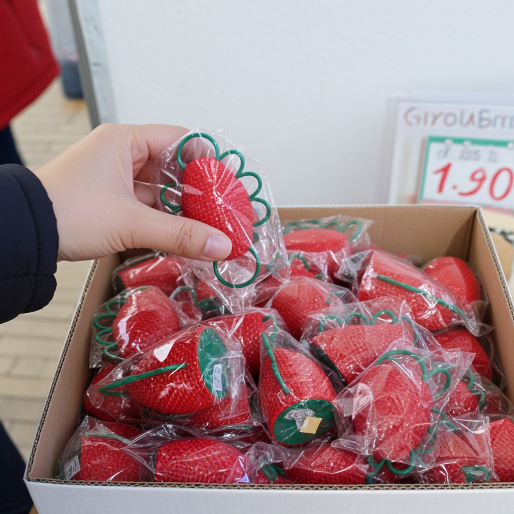 Restposten Rasseln rot 100 Stück