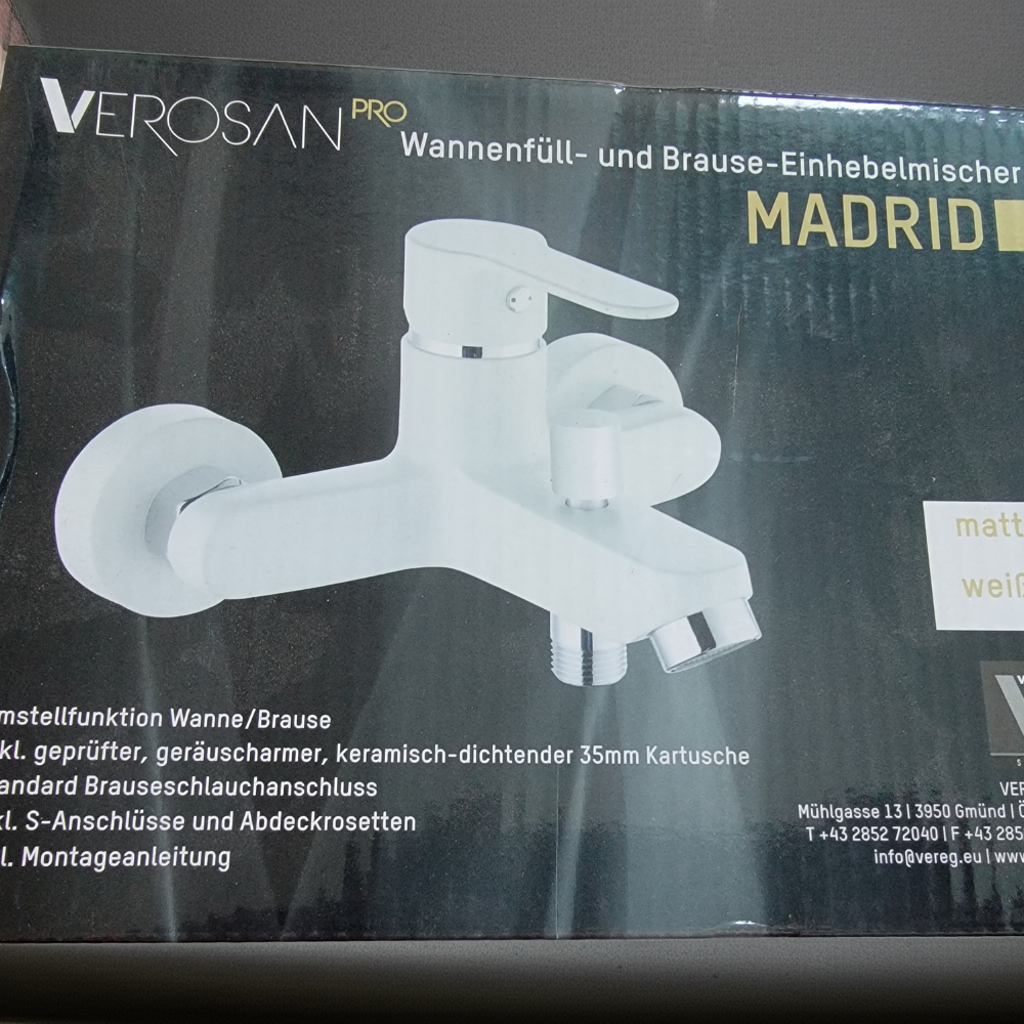 Badewannen-Einhebelmischer Verosan Madrid
