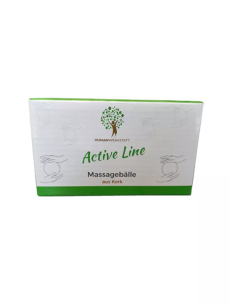 Massageball 2er Set Kork