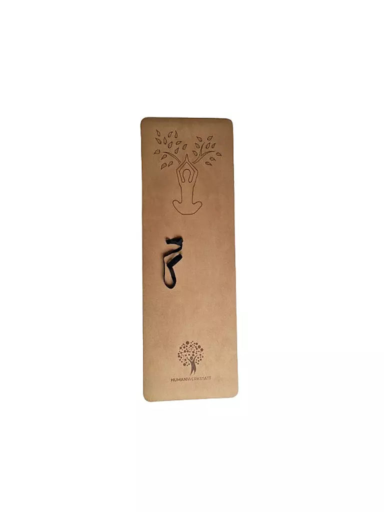 Yogamatte Kork Hellbraun