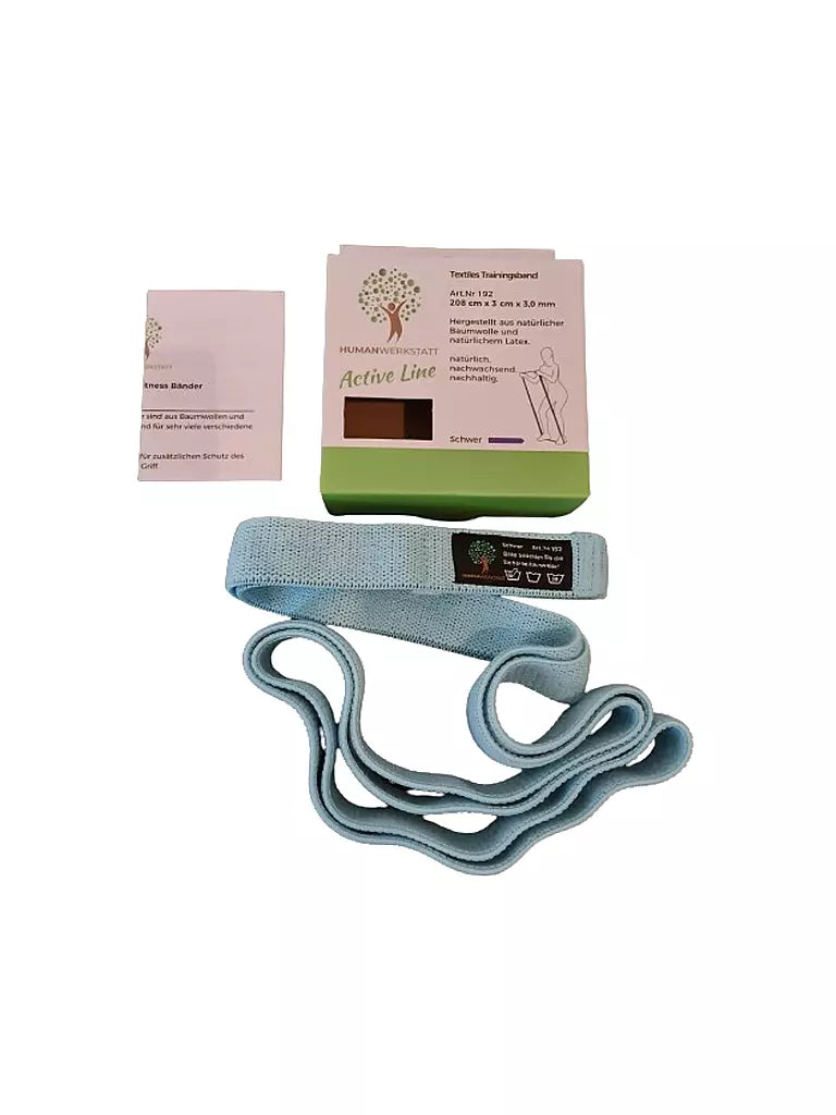 Textilband schwer Stoff blau